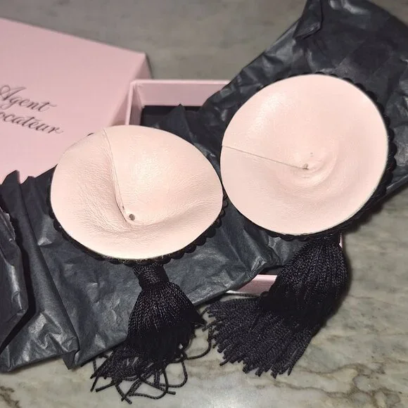 Agent Provocateur Black Sequin Tassels - Picture 2 of 3